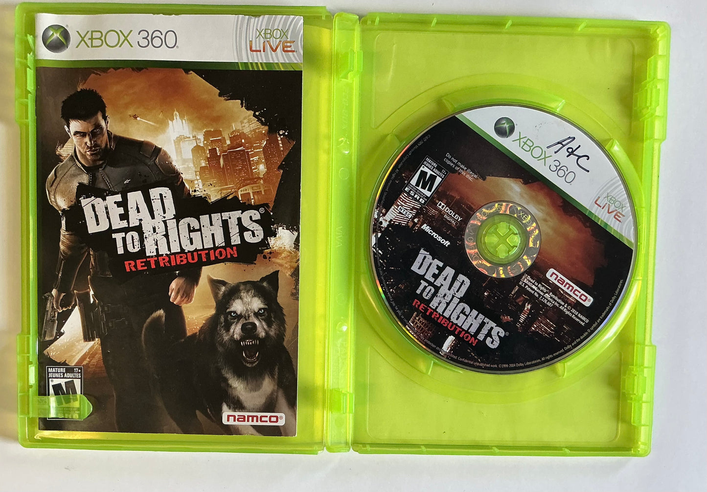Dead to Rights Retribution XBOX 360