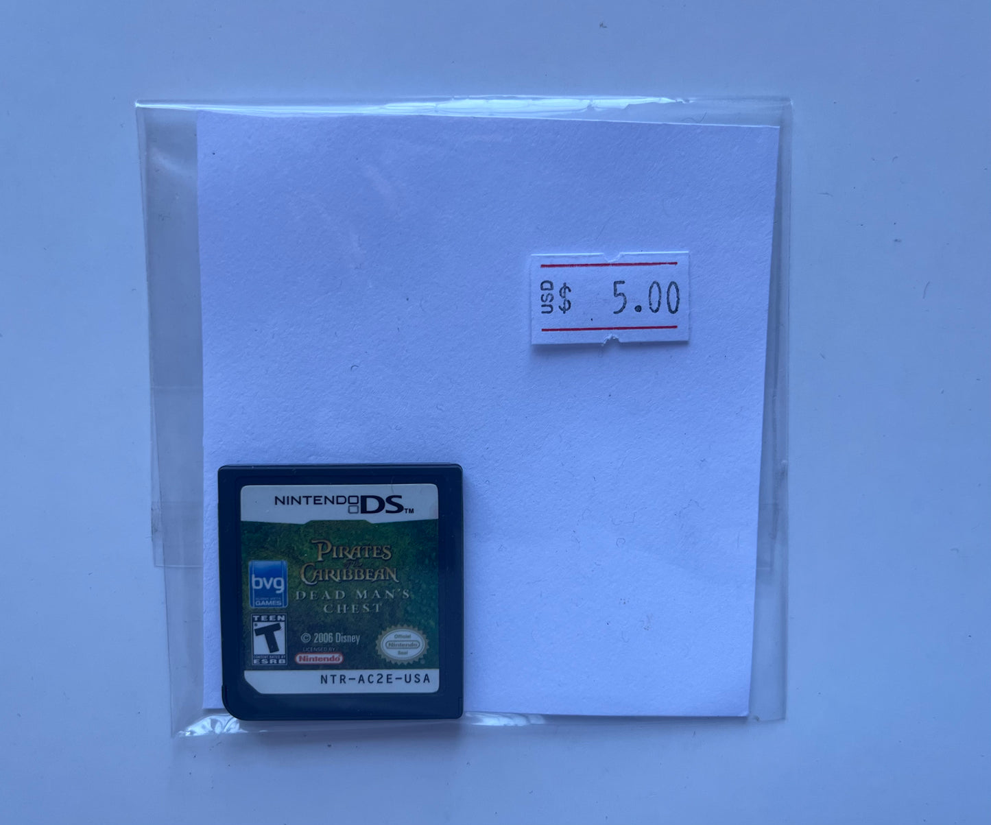 Pirates of the Caribbean Dead Man’s Chest Nintendo DS