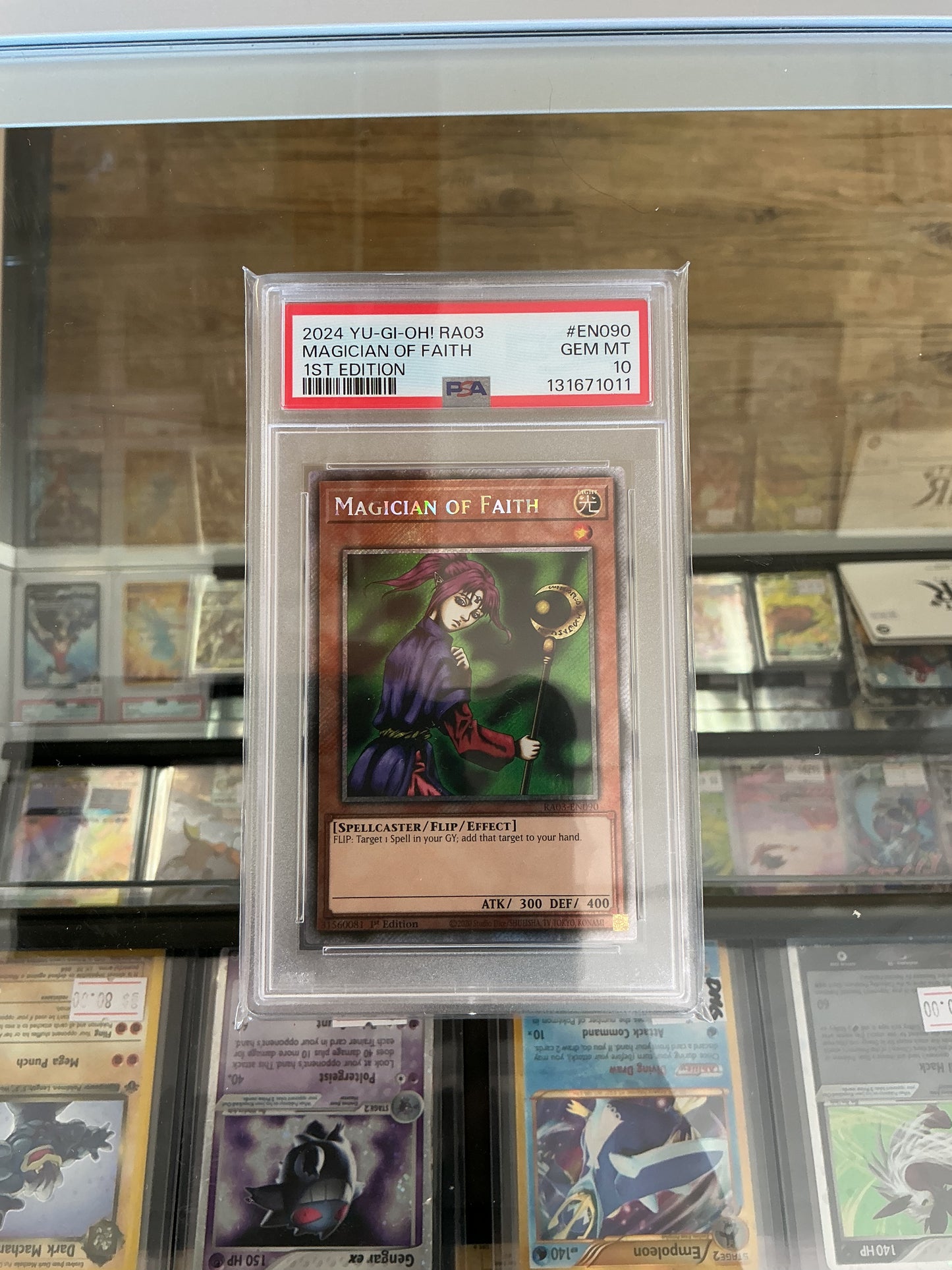 Magician Of Faith RA03-EN090 Platinum PSA 10