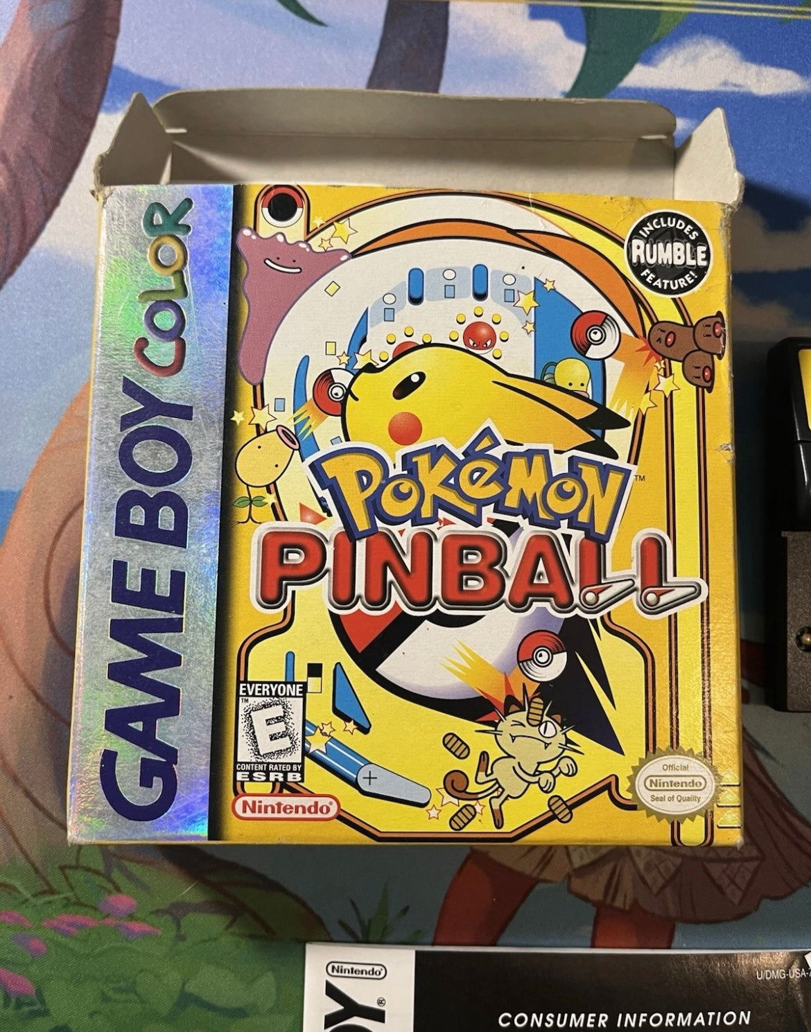 Gameboy Color Pokemon Pinball CIB