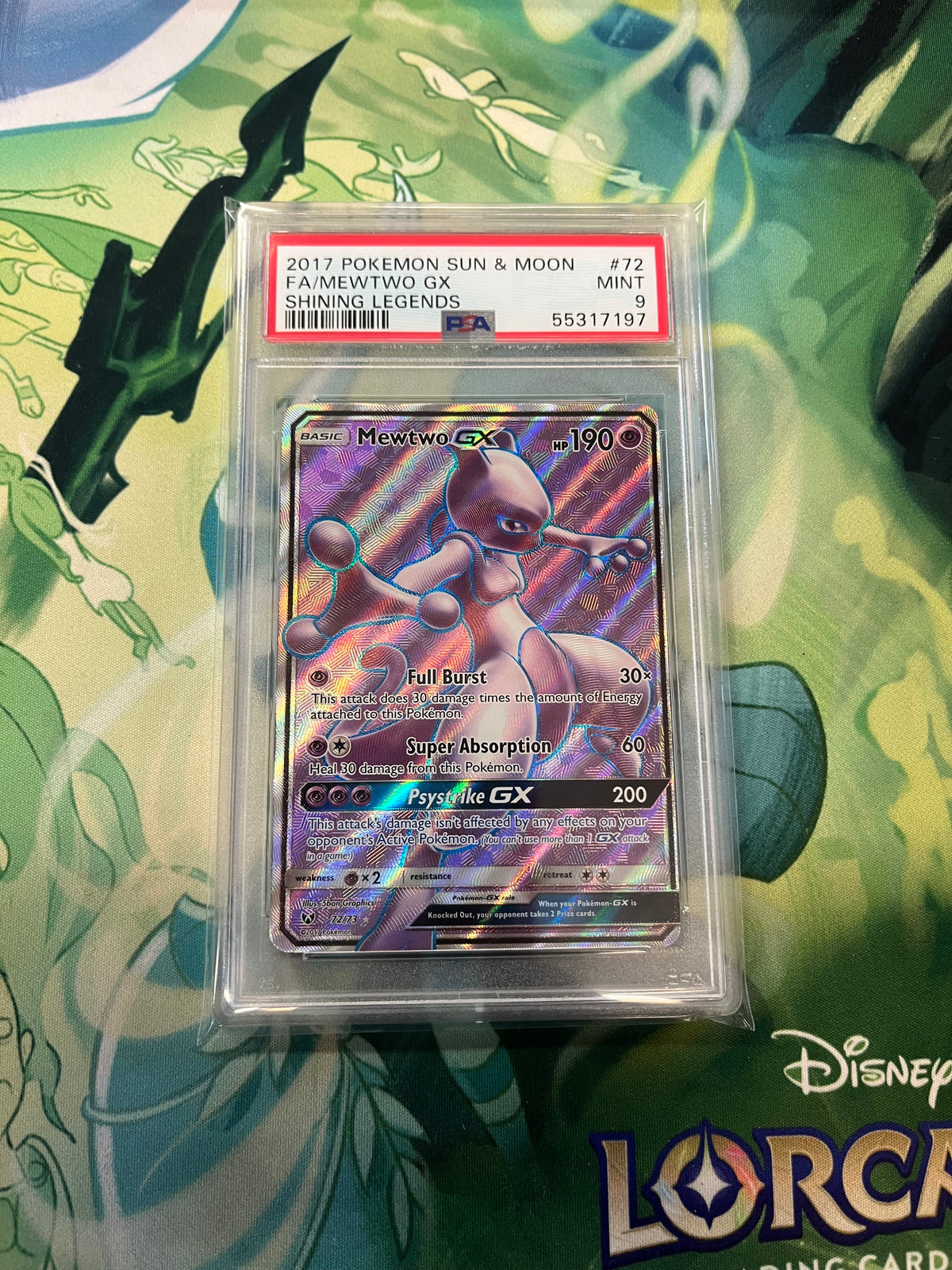 Mewtwo GX # 72 PSA 9
