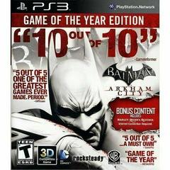 Batman: Arkham City [Game of the Year] Playstation 3