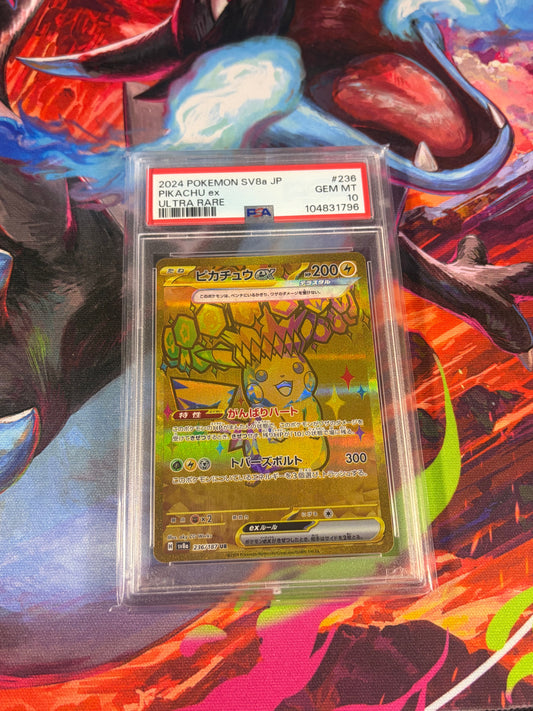 Pikachu EX JP #236 PSA 10
