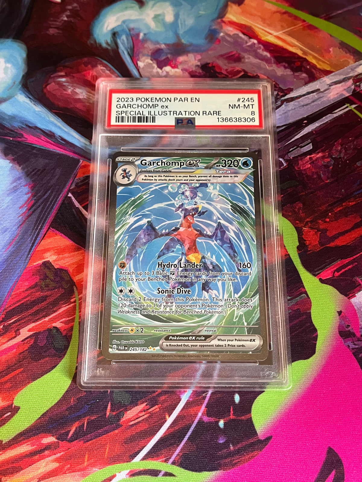 Garchomp EX 245 PSA 8