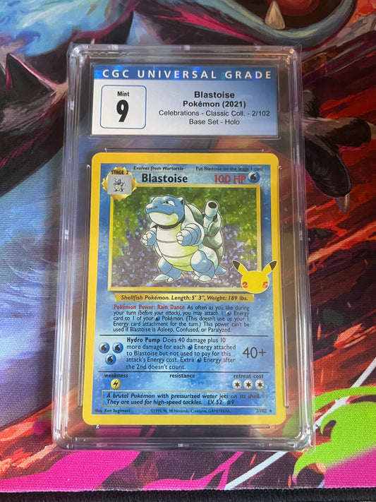 Blastoise Celebrations Classic Collection CGC 9