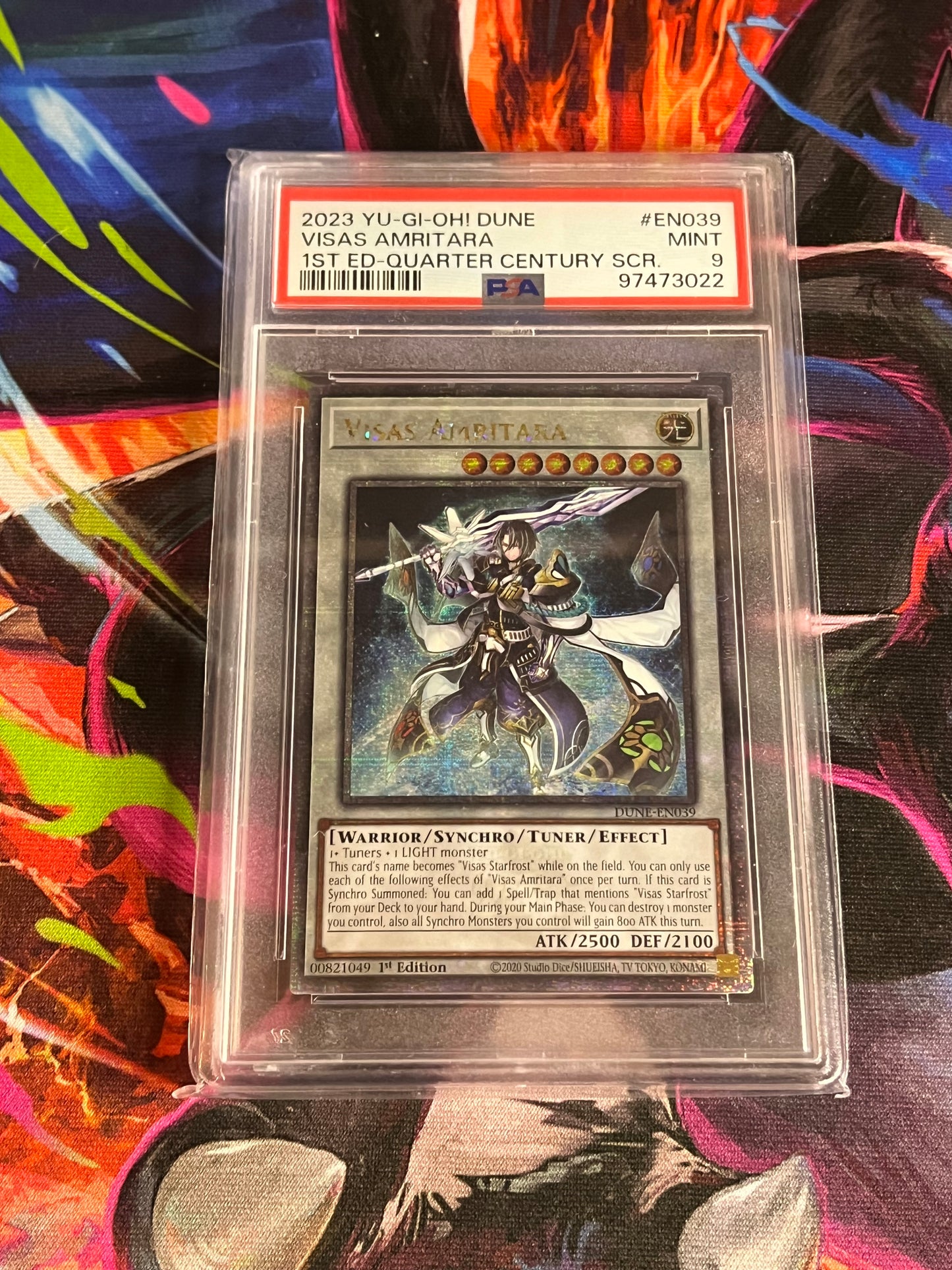 Visas Amritara (Quarter Century Secret Rare) PSA 9
