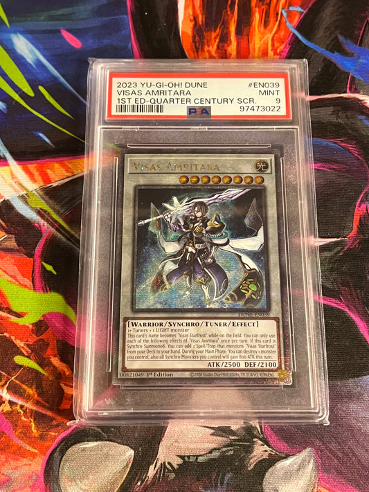 Visas Amritara (Quarter Century Secret Rare) PSA 9