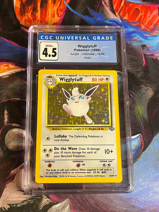 Wigglytuff Jungle Holo 16 CGC 4.5