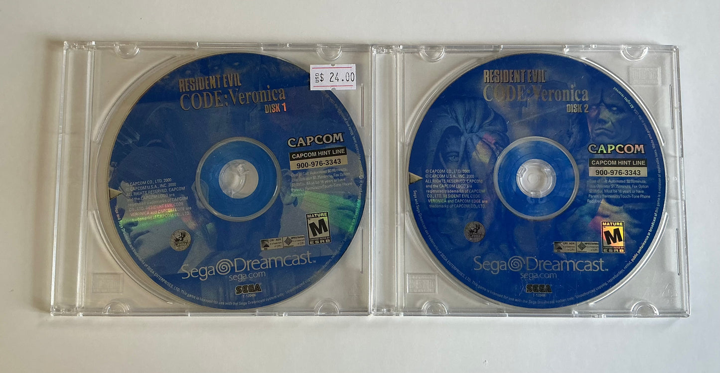 Resident Evil CODE: Veronica Sega Dreamcast