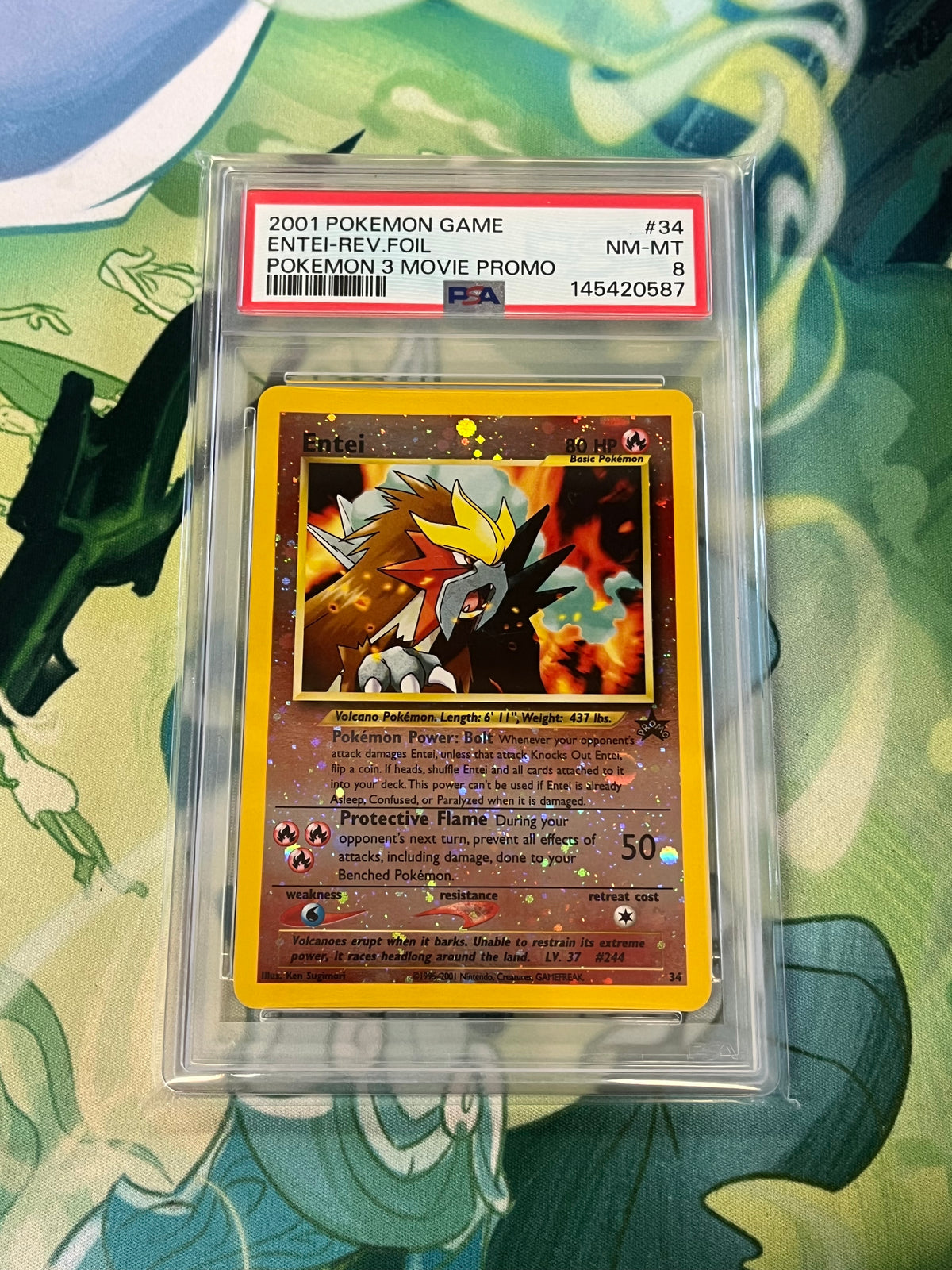 Entei #34 PSA 8