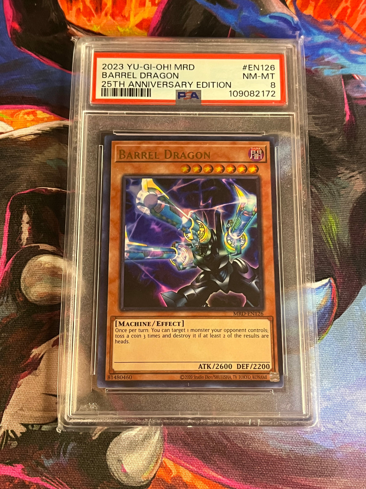 Barrel Dragon 25th Anniversary PSA 8