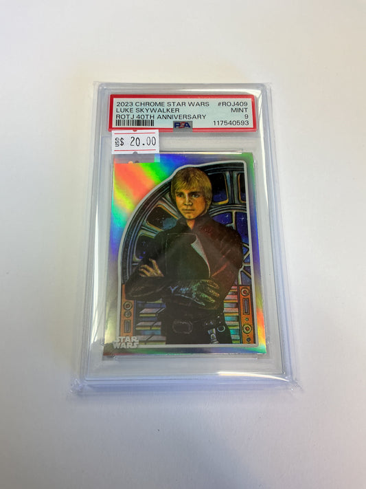 Luke Skywalker ROTJ 40th PSA 9