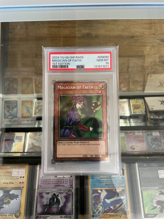 Magician Of Faith RA03-EN090 Platinum PSA 10