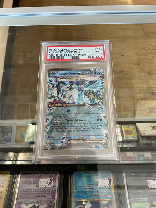 Wellspring Mask Ogerpon EX TM Stamp PSA 10