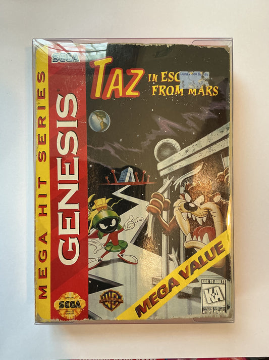 Taz in Escape from Mars [Cardboard Box] Sega Genesis